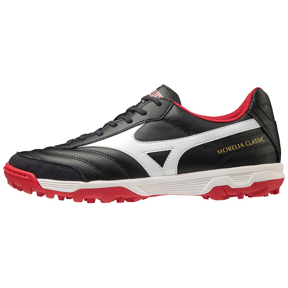 Scarpe Calcio Mizuno Morelia Sala Classic TF Donna - Nere/Bianche/Rosse - 42719-AQCW